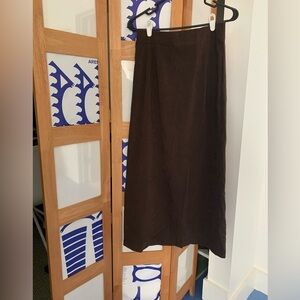 Elegant Brown Women's Skirt